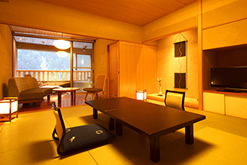 Japanese-style rooms with open-air baths: 3